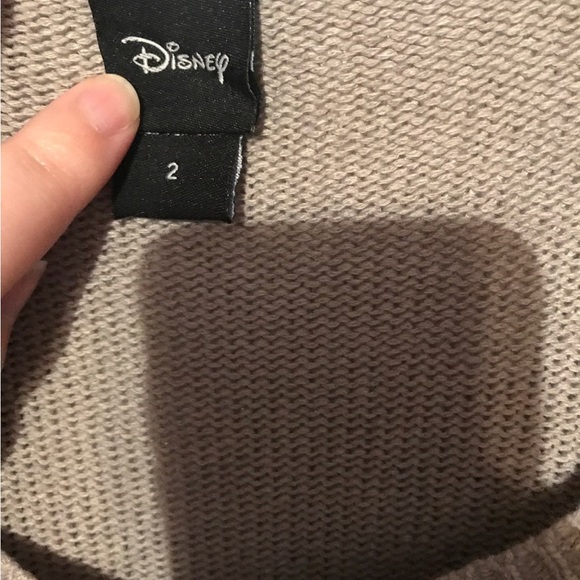 Torrid Disney Mickey Mouse Grey + Black Ombré Sweater / Sweatshirt / Jacket Sz 2 - Picture 5 of 7